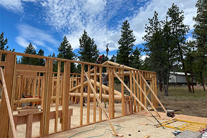 new wall construction